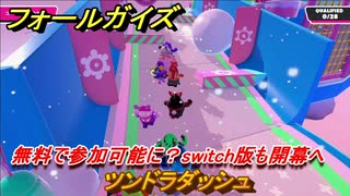 フォールガイズ　無料で参加可能に？switch版も開幕へ　ツンドラダッシュ　＃６１　【Fall Guys】
