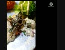 ポテトサラダにとろける塩昆布いそ松葉あうよ目的地もうすぐ？ポテトサラダ違ったもちっと先だ！
