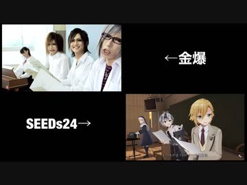 SEEDs24のゴールデンボンバー祭りと本家のMVを比較してみた(前編)