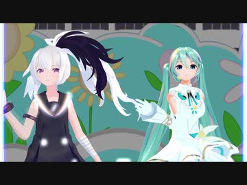 MMD、フラワー．ミク．で、Ｃｏｌｏｒ.Ｏｌ.Ｄｒｏｐｓ