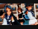 【COM3D2】白露と五月雨と涼風でKiss me! Choose me!