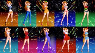 【OnePiece MMD】10個の衣装でJojo Pose Challenge (Nami ver.)