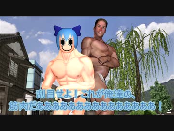 【東方MMD第2部】ボディビルダー・ガチルノ