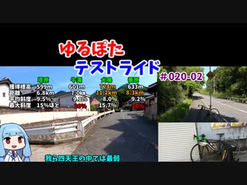 【ボイロ車載】ゆるぽたテストライド＃020-02　蕎原〜塔原ポタリング