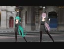 鮮やかに舞う！サラヘアの美しいVRMモデル、自称ラティ型ミクでとルカで【magnet】を踊らせてみた