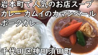 千代田区神田須田町 岩本町で有名なスープカレーのカムイ『カマンベールポークカレー』／Camembert pork cheese soup curry