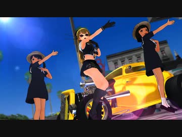 【MMD艦これ】Hot Rods vol.1★ The Little Old Lady From Pasadena / Little Deuce Coupe【nanoem】