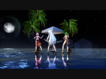 【MMD】SCREAM  Gumi  Luka  Haku