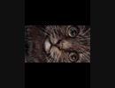スマホ(Android)のメモ帳だけで猫を描いてみた