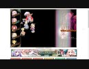 【花騎士】リンゴ(ジューンブライド)+スイレン(水着)編成VS風谷・冬薔薇のヌシ