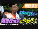 本当の政治をしないと！！できないことばっかり言ってる…職業政治家はみんなやめろ！【参政党 松田学 街頭演説】