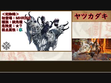 【MH RISE】ゆっくりモンハン図鑑RISE10【ゆっくり解説実況】