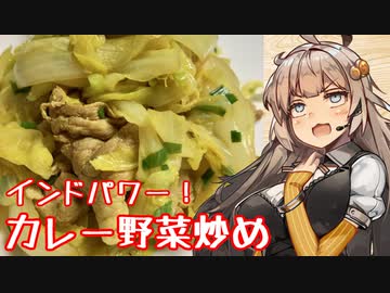 え、カレー粉で雑に美味しく炒めモノを！？【カレー野菜炒め】