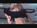 【FGOアーケード】水着アビーのマイルームで猫を眺めてるだけ