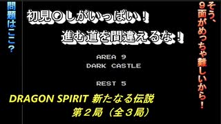 【ゲーム実況】竜となって進め！『DRAGON SPIRIT 新たなる伝説』第２局