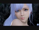 【DOAXVV】フィオナ　ブロッサム・フェザー　超ズームアップ　立ち　体を抱く　日焼け跡