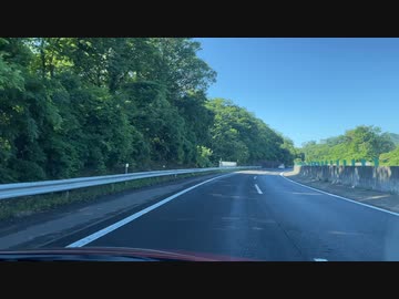 マツダ２車載　仙台～福島 磐梯吾妻スカイラインドライブ　２　東北自動車道　仙台南インターすぎあたり　20220604