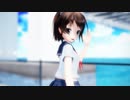 【MMD】海を泳ぐ月 【ゆきはね式春子】