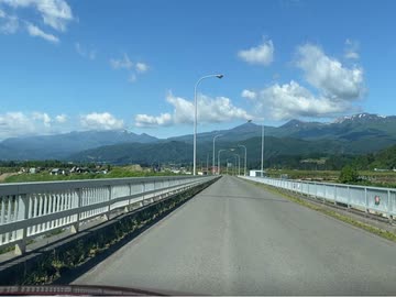 マツダ２車載　仙台～福島 磐梯吾妻スカイラインドライブ　７　道の駅ふくしま　広域農道　20220604