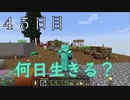 【４５日目の７回目】ワンブロックの世界をハードコアで生き残れ！
