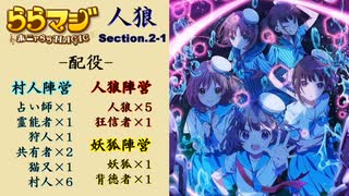 ららマジ人狼 Section2-1