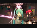 【MMD】らぶ式ミク・テト変則バンドで「怪物」