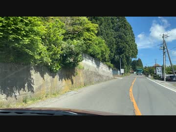 マツダ２車載　仙台～福島 磐梯吾妻スカイラインドライブ　８　磐梯吾妻スカイライン　1　広域農道から入口あたり　20220604