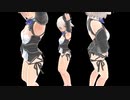 【胸股尻３視点・紐パンツ黒】ドリームクラブGogo.【ちり】