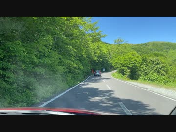 マツダ２車載　仙台～福島 磐梯吾妻スカイラインドライブ　11　磐梯吾妻スカイライン　4　つばくろ谷の駐車場　20220604
