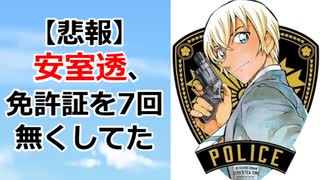 【2ch】名探偵コナンの安室透さん、免許証を7回無くしてた【アニメスレ】【ゆっくり解説】