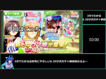 【ゆっくりウマ娘】3分でわかる物価高にも配慮してお財布に優しい6.30サポガチャ解説【biimシステム】
