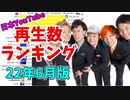 【2022年6月】日本ユーチューバー月間再生回数ランキング【日本YouTuber】