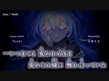 【ニコカラ】hype / Tonbi ｛ off vocal ｝