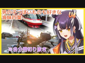 【自分向け切り抜き動画】バイクに推し色を入れてたらバレてた件【海妹四葉/にじさんじ】