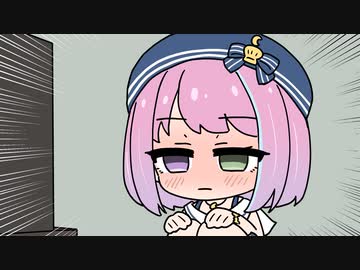 【手描き】泥酔状態でホラゲーにオラつくも睡魔に負けそうになるルーナ姫