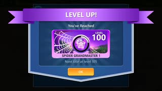 Microsoft Solitaire Collection - Spider Road to Level 100 Moment