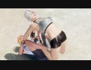 【DOA6 ryona】クリスティにティナがロメロスペシャル(トレーニングウェア)