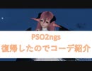 PSO2ngs：コーデ紹介