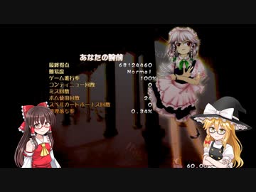 【ゆっくり茶番劇】東方紅魔郷NORMALノーコンクリア 恋符魔理沙