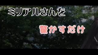 ミリアルさんを驚かすだけ
