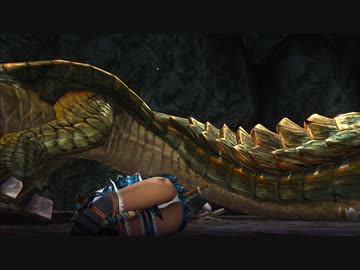 【MHXX Switchver.】ガララアジャラ拘束攻撃 三人称視点