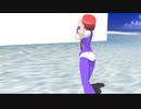 【MMD+UTAU】自作したHUYAでファンサ【モデル配布】