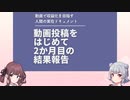 動画投稿をはじめて2か月目の結果報告　YouTubeとニコニコで動画作成素人は収益を得ることはできるのか【CeVIO AI　小春六花　夏色花梨解説？】