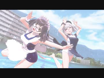 【MMD】フライング猛暑とれぷさんによる新考察及び初共演について【かのせな】