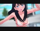 【MMD】宝多六花(水着)「ぶれないアイで」