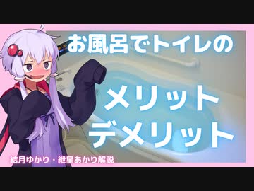 お風呂でおしっこをすることのメリットとデメリットは？お風呂とトイレ【ゆっくり解説】【VOICEROID解説】