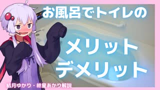 お風呂でおしっこをすることのメリットとデメリットは？お風呂とトイレ【ゆっくり解説】【VOICEROID解説】