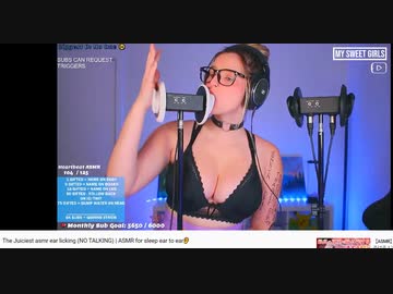 【世界のH舌使い耳舐め】ネキの情熱的な耳舐め？