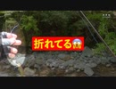【渓流釣り】竿を折りました…
