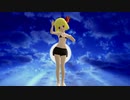 【東方MMD】黒水着のルーミアで海を泳ぐ月